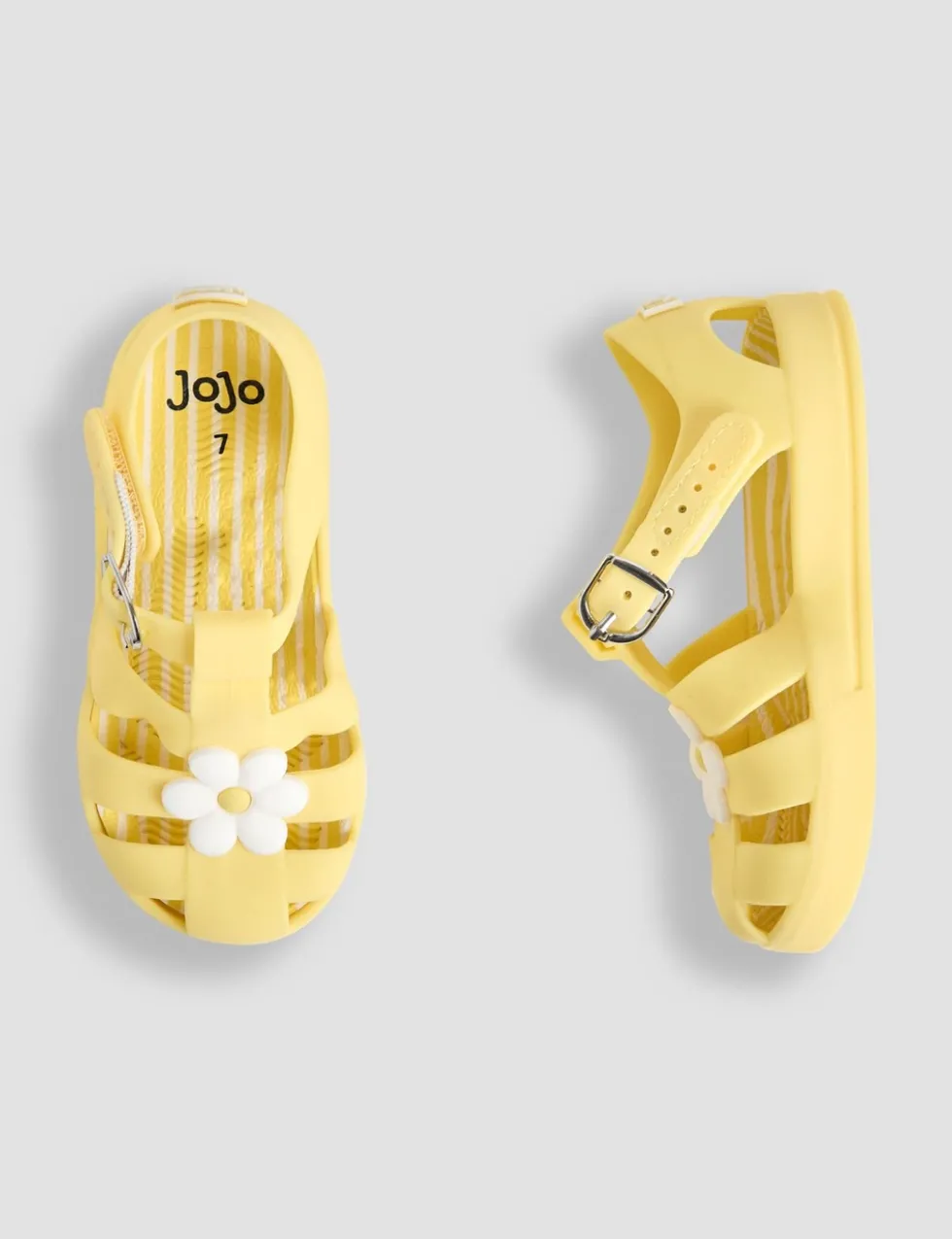 Floral Jelly Sandals (4 Small - 11 Small)