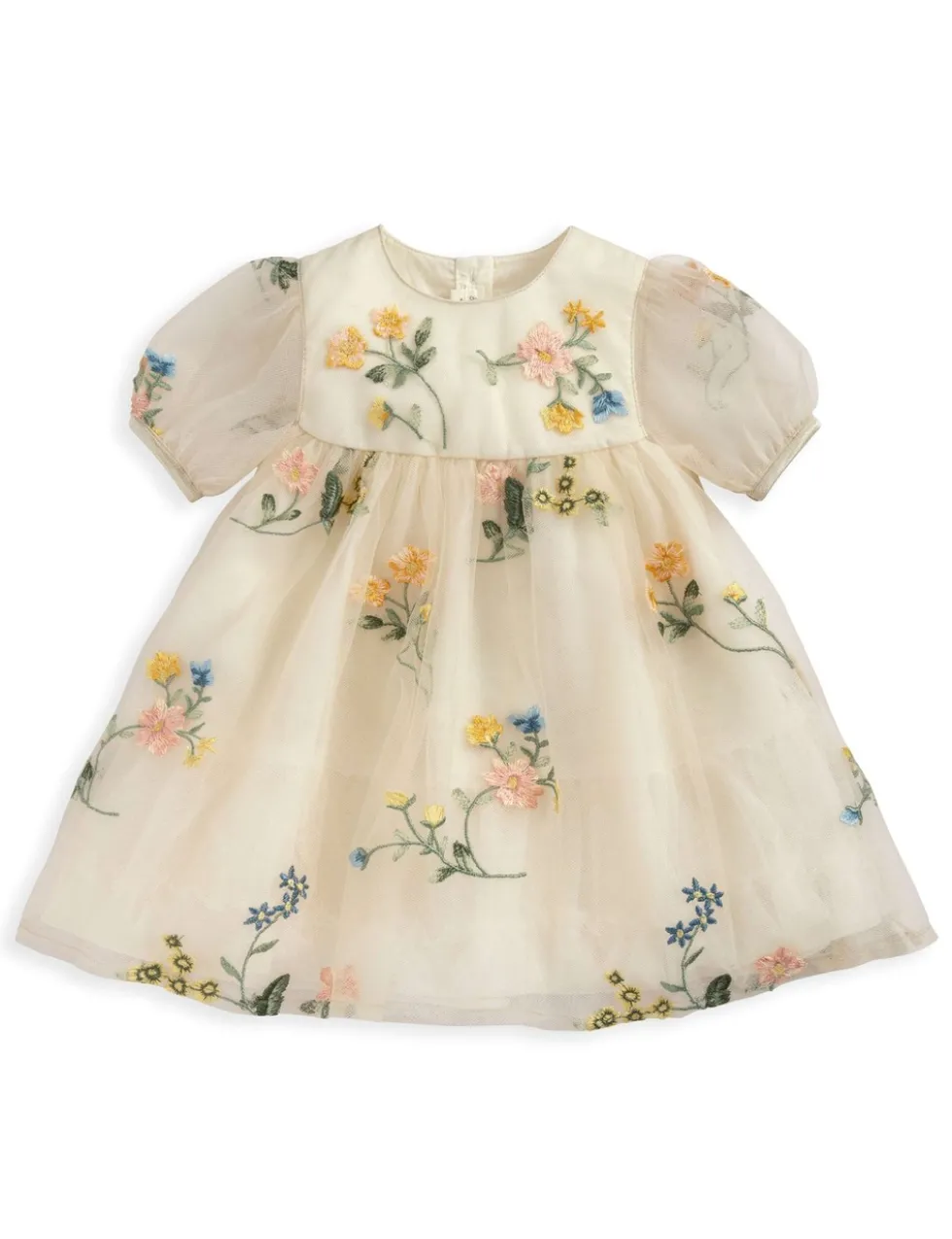 Floral Mesh Dress (0-36 Mths)