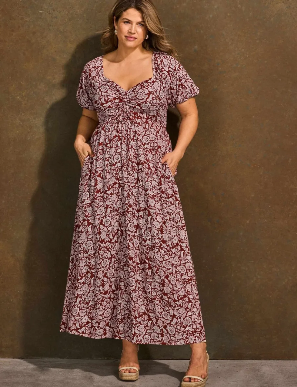 Floral Midaxi Tea Dress
