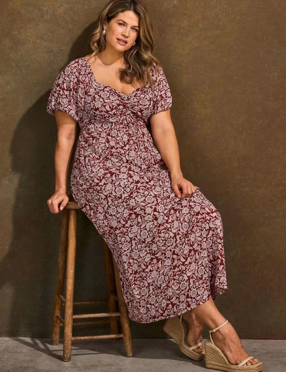Floral Midaxi Tea Dress