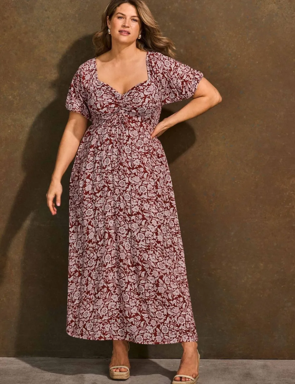 Floral Midaxi Tea Dress