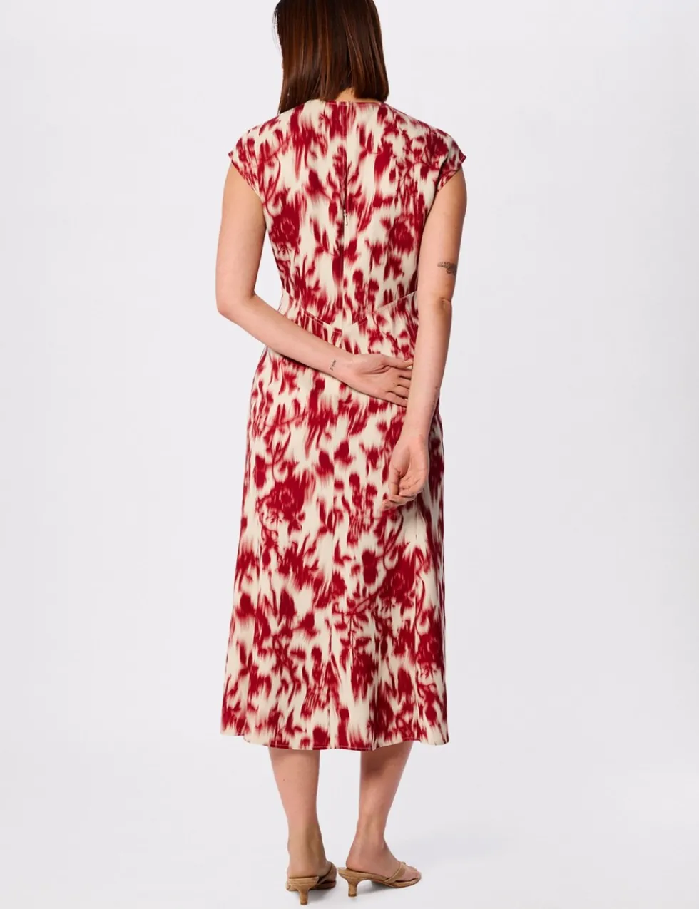 Floral Midi Column Dress