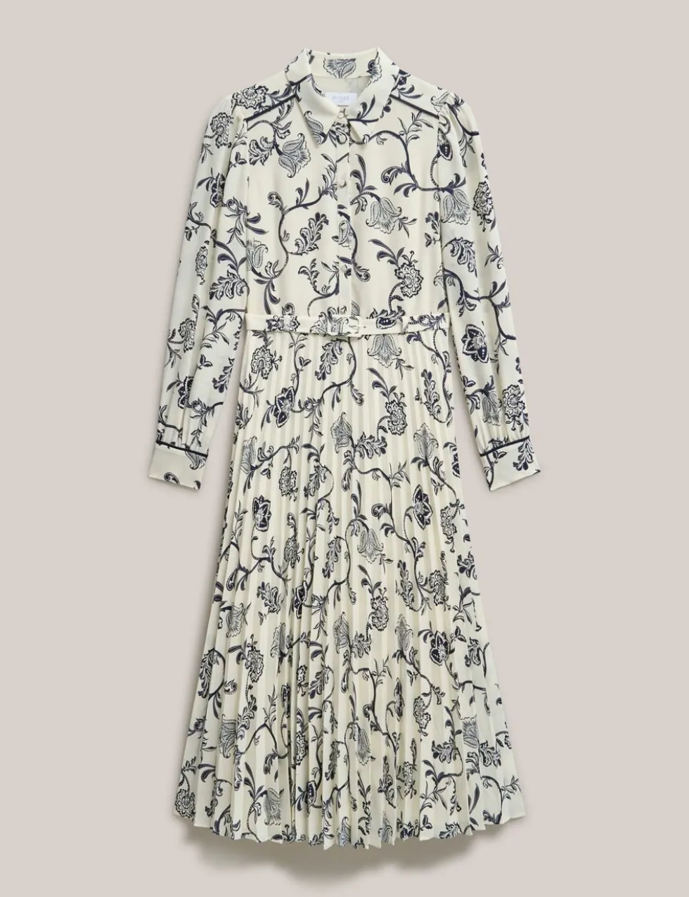 Floral Midi Shirt Dress