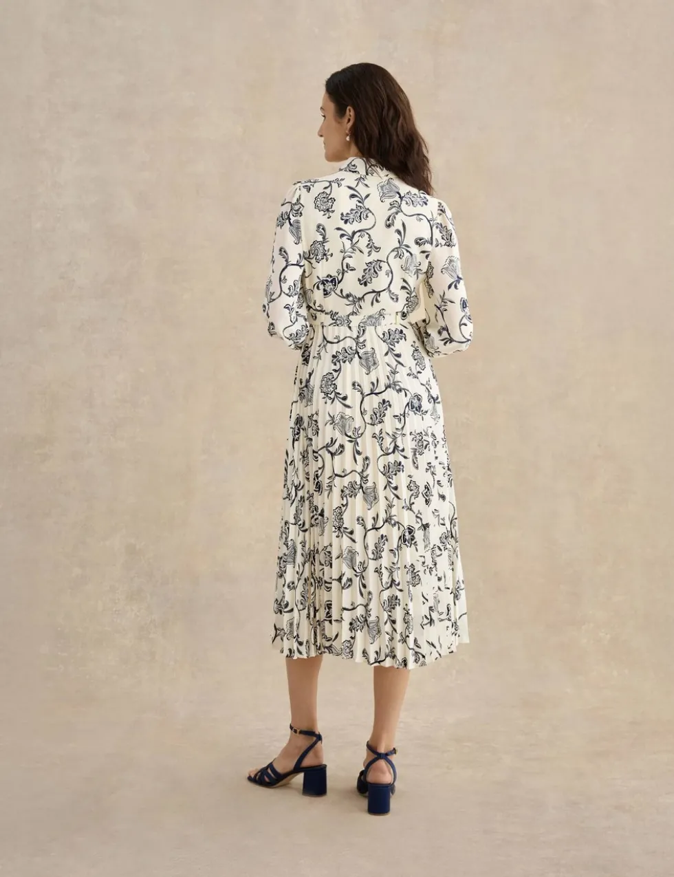Floral Midi Shirt Dress