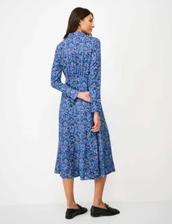 Floral Midi Shirt Dress