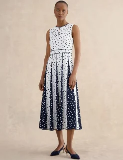 Floral Midi Skater Dress