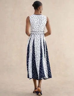 Floral Midi Skater Dress