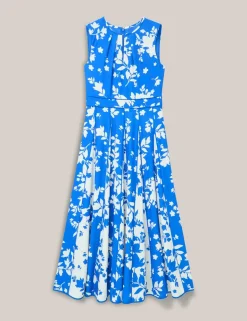 Floral Midi Skater Dress