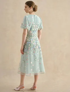 Floral Midi Tea Dress