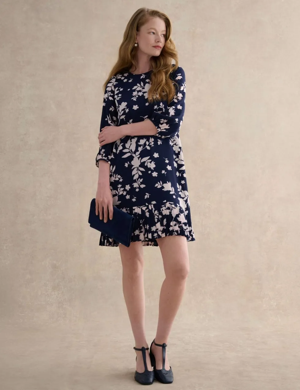 Floral Mini Shift Dress