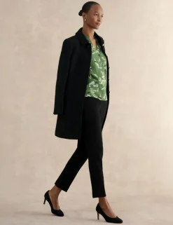 Floral Notch Neck Blouse