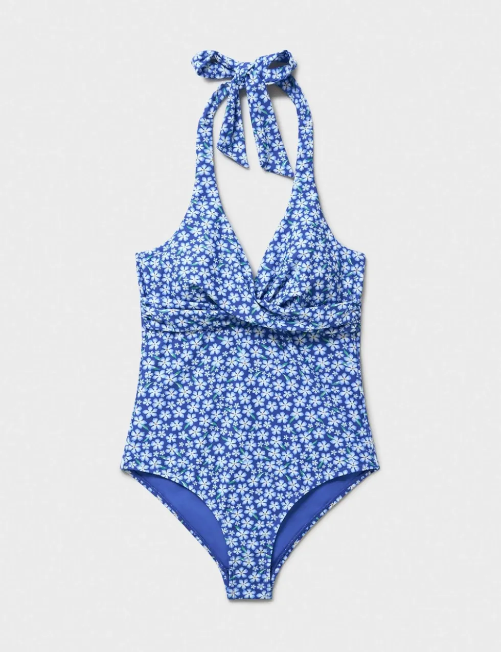 Floral Padded Halterneck Swimsuit