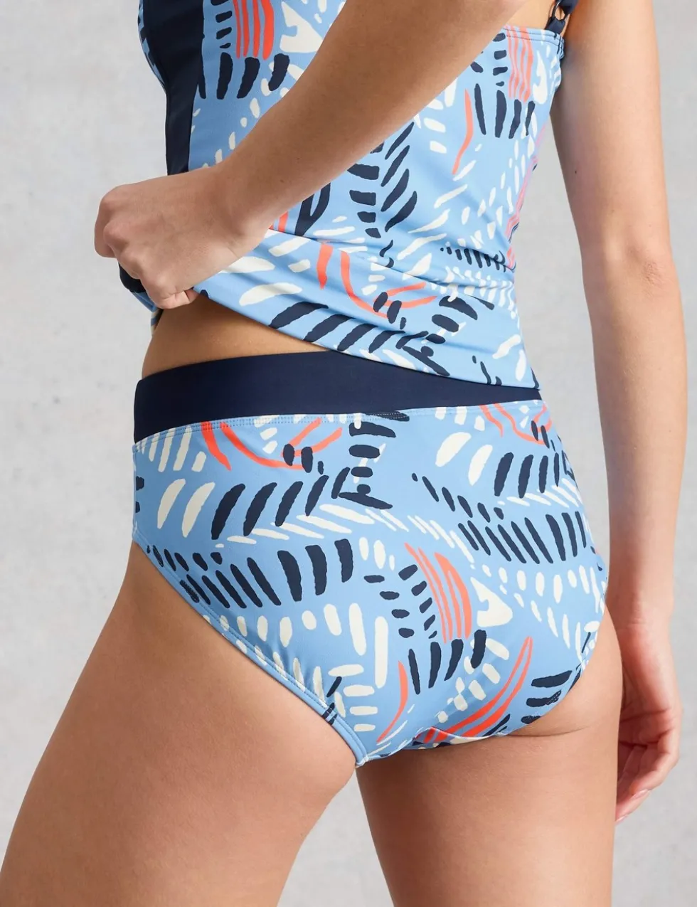Floral Roll Top Bikini Bottoms