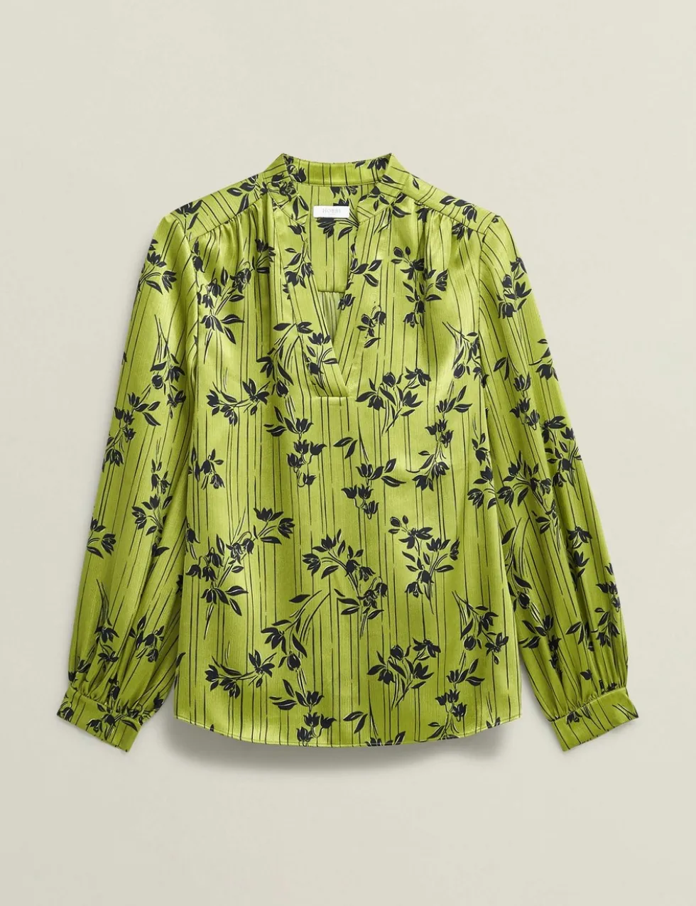 Floral V-Neck Blouse