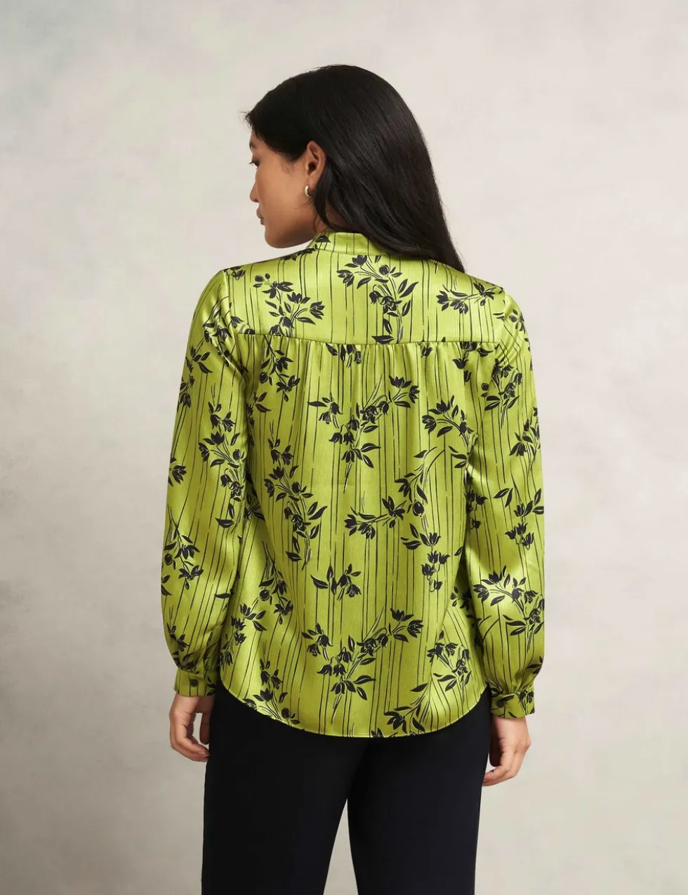 Floral V-Neck Blouse