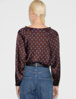 Floral V-Neck Blouse