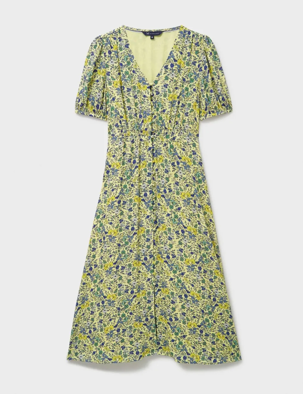 Floral V-Neck Maxi Tea Dress