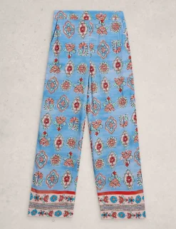 Floral Wide Leg Trousers