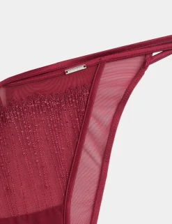 Florence Embroidery Tanga Brazilian Knickers