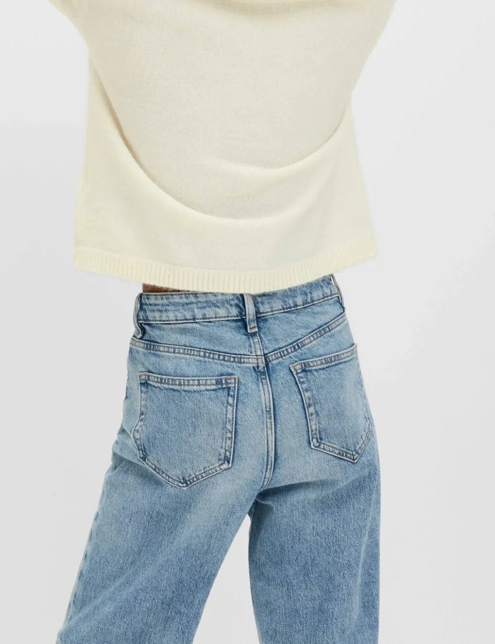 Flower Knitted Top With Wool