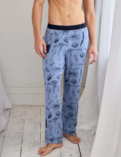 Food and Drink Print Pyjama Bottoms