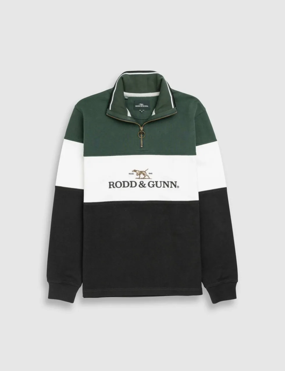 Foresters Peak Colour Block Half Zip Sweatshirt