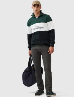 Foresters Peak Colour Block Half Zip Sweatshirt
