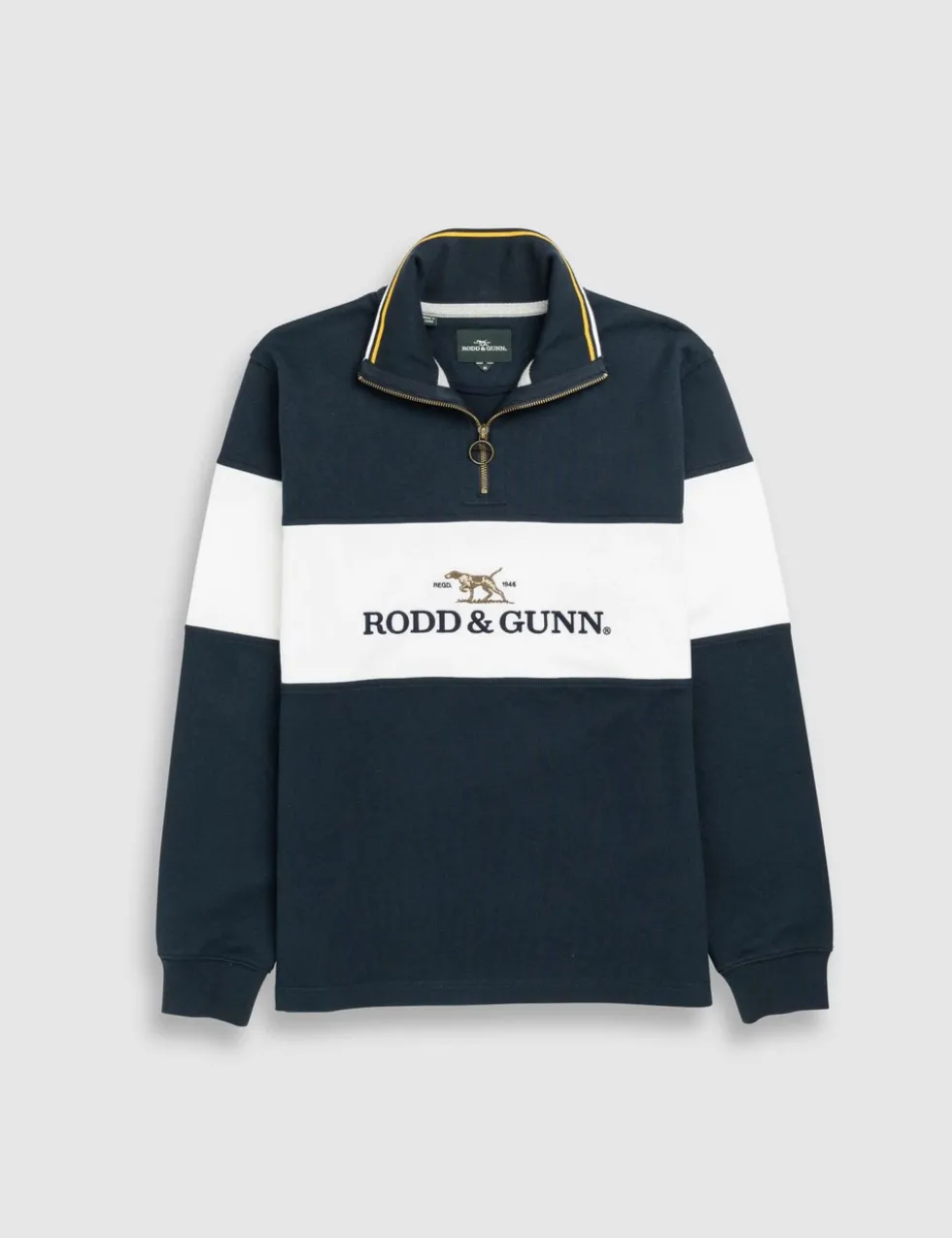 Foresters Peak Colour Block Half Zip Sweatshirt