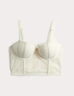 Forget Me Not Lace Balconette Corset (A-DD)