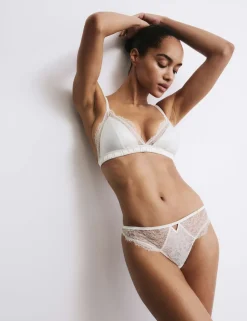 Forget Me Not Lace Non Wired Bralette (A-E)