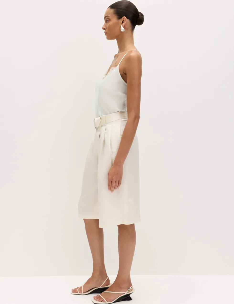Forget Me Not Satin & Lace Cami top