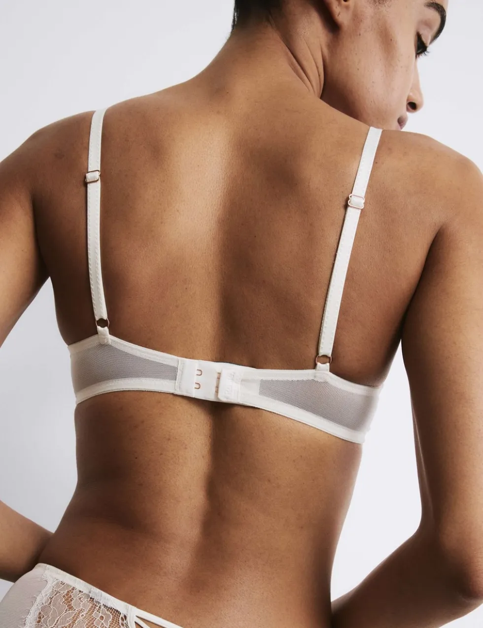 Forget Me Not Satin Wired Plunge Bra (A-E)