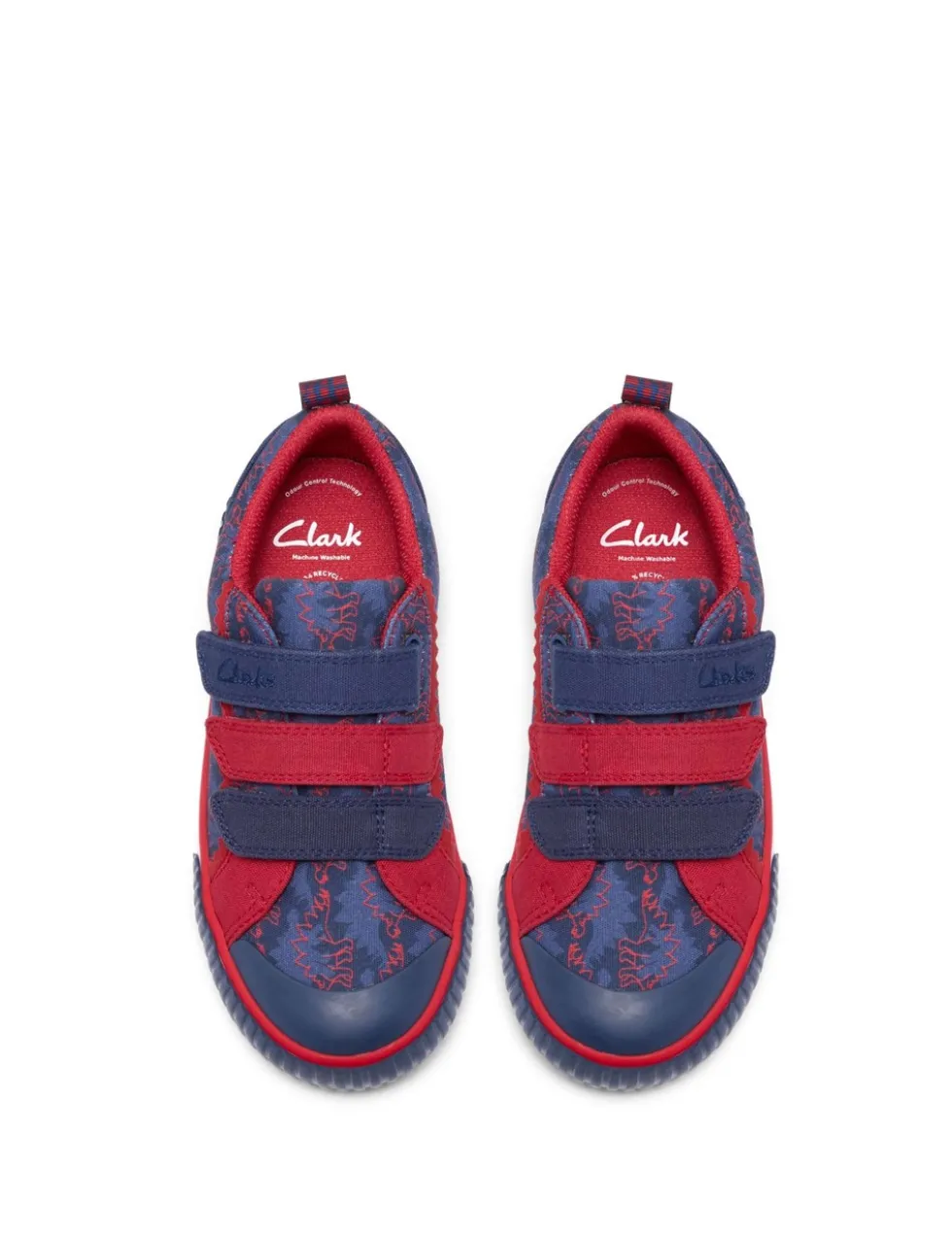 Foxing Dinosaur Riptape Trainers (7-9½ Small)