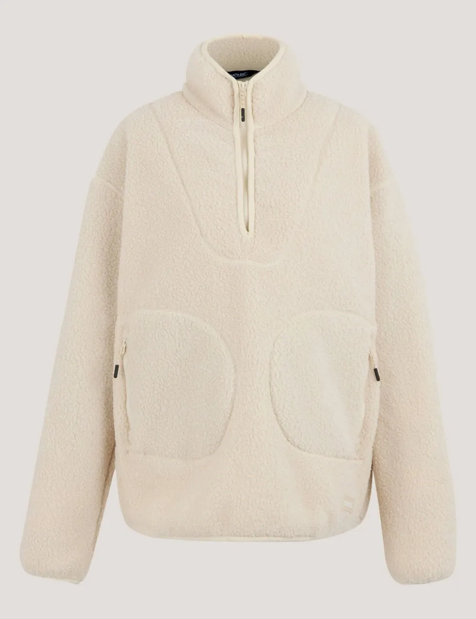 Frankie Borg Funnel Neck Half Zip Fleece