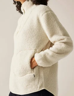 Frankie Borg Funnel Neck Half Zip Fleece