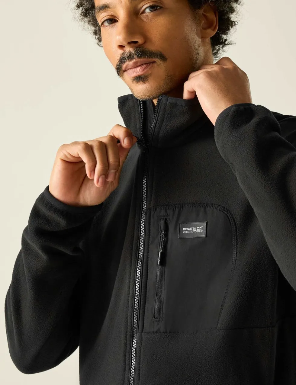 Frankie Fleece Funnel Neck Zip Up Jacket
