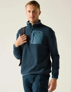 Frankie Funnel Neck Half Zip Fleece