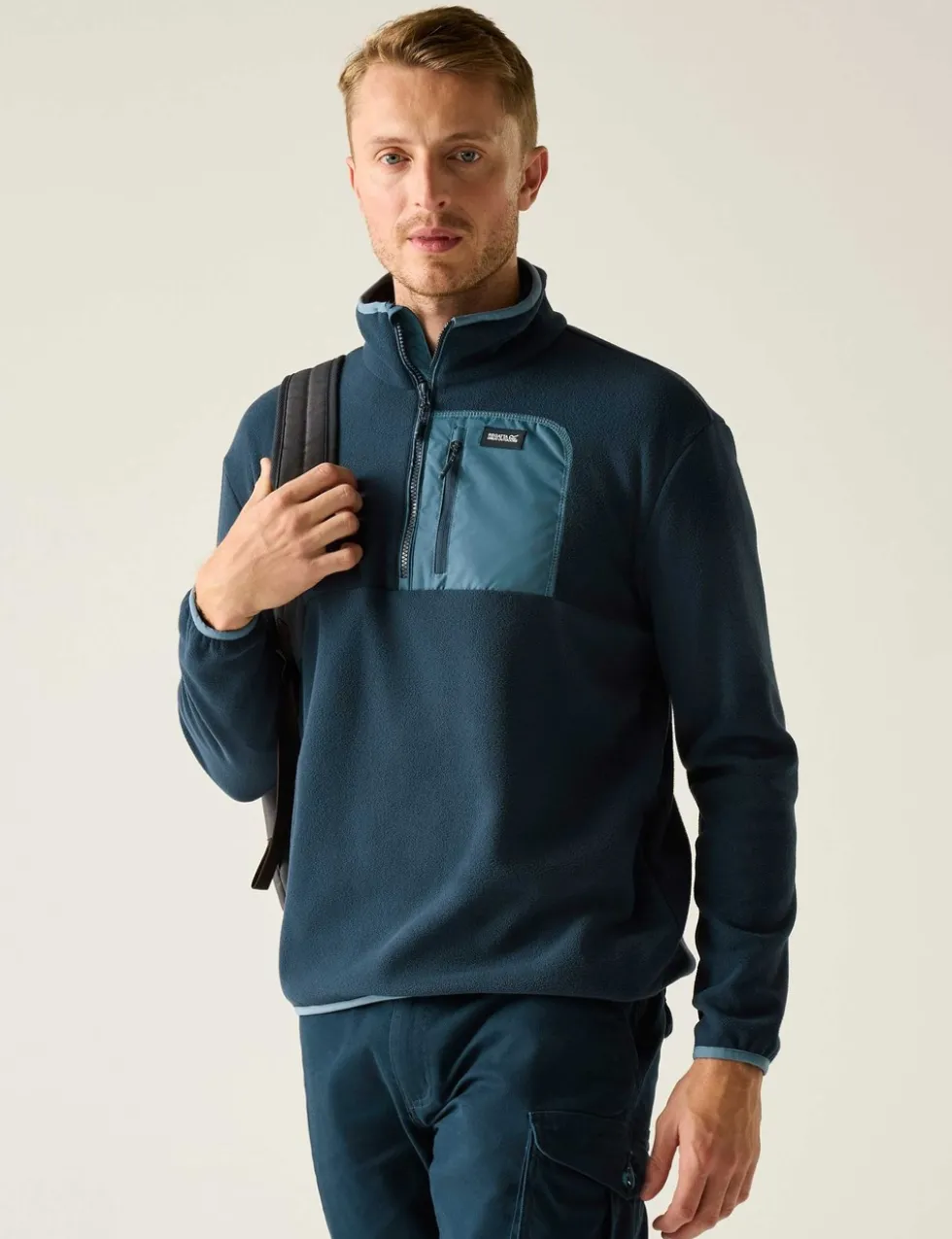 Frankie Funnel Neck Half Zip Fleece