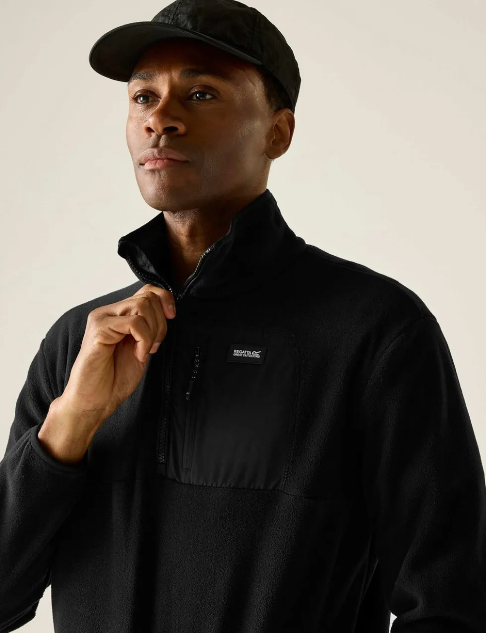 Frankie Funnel Neck Half Zip Fleece