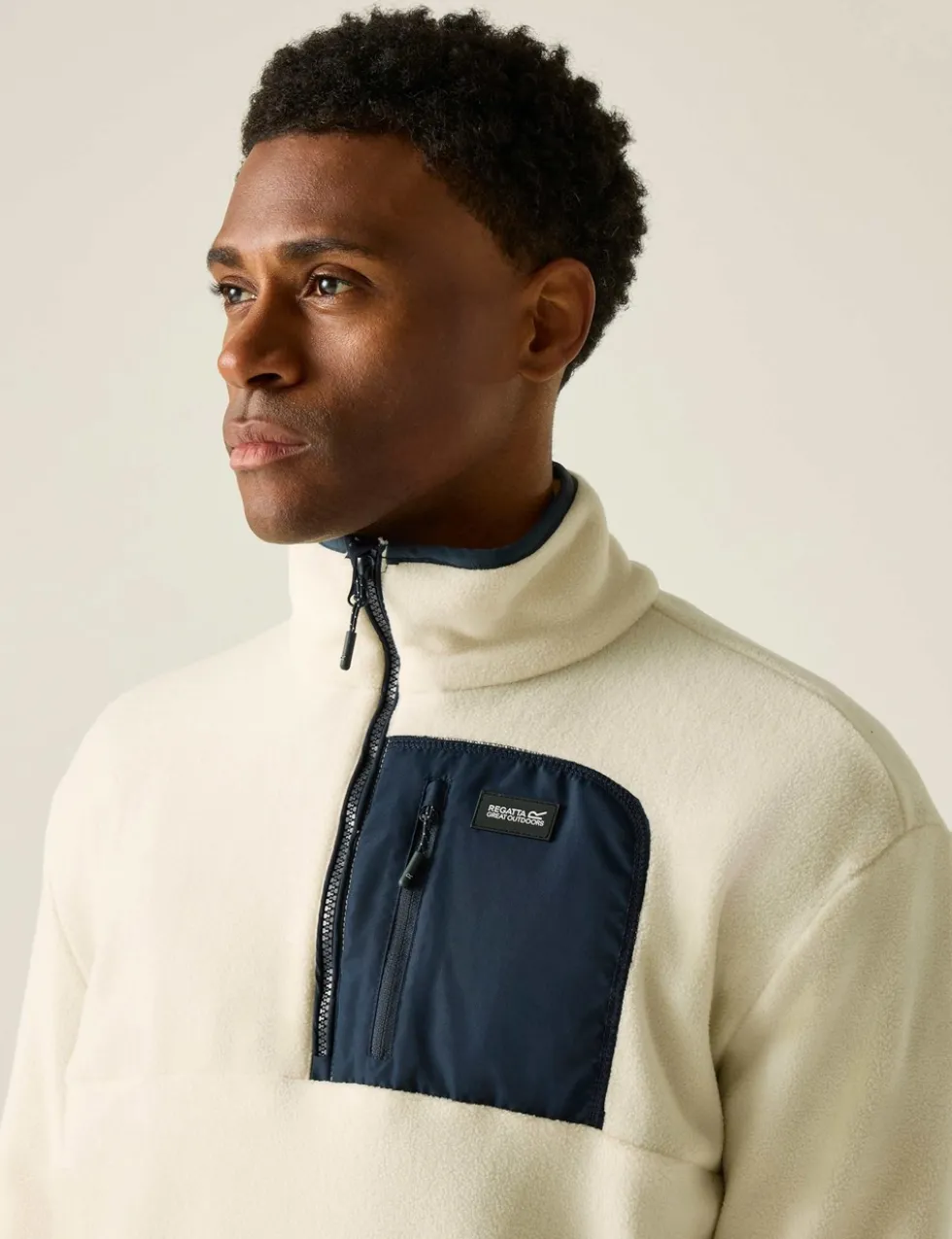 Frankie Funnel Neck Half Zip Fleece
