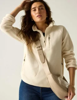 Frankie Half Zip Funnel Neck Fleece