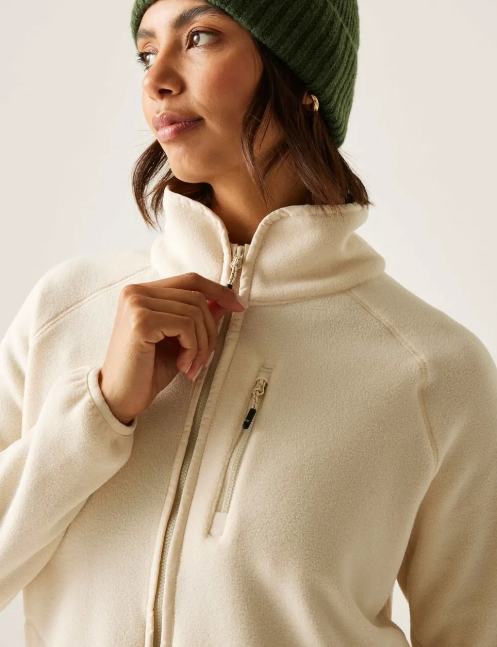 Frankie Zip Up Funnel Neck Fleece