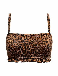 Free Spirit Animal Print Wired Bikini Top C-G