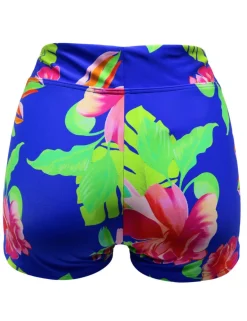 Free Spirit Floral High Waisted Swim Shorts