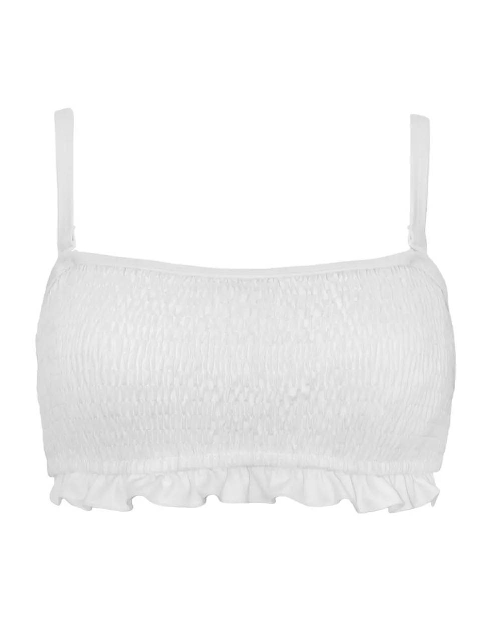 Free Spirit Floral Wired Bandeau Bikini Top (C-G)