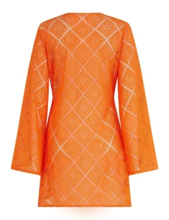 Free Spirit Lace Long Sleeve Beach Dress