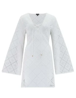 Free Spirit Lace Long Sleeve Beach Dress