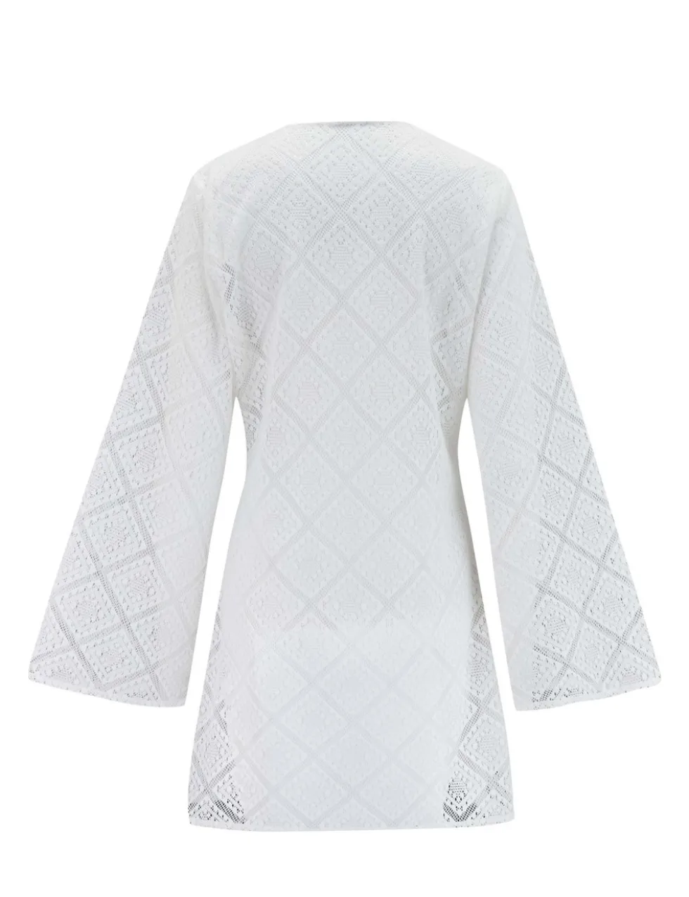 Free Spirit Lace Long Sleeve Beach Dress