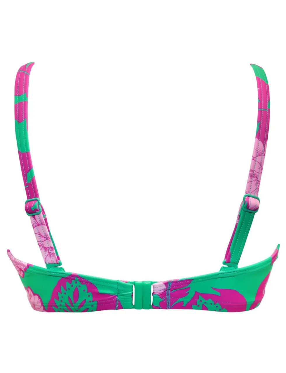 Free Spirit Printed Wired Padded Bikini Top B-G