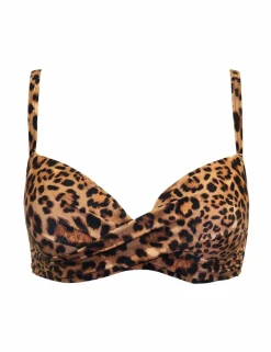 Free Spirit Printed Wired Padded Bikini Top B-G